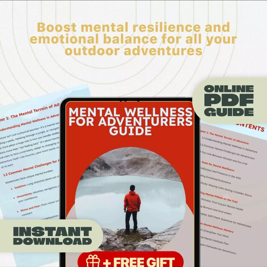 Mental Wellness for Adventurers Guide | Digital Download eBook for Outdoor Mindset, Hiking Mental Health, and Wilderness Resilience