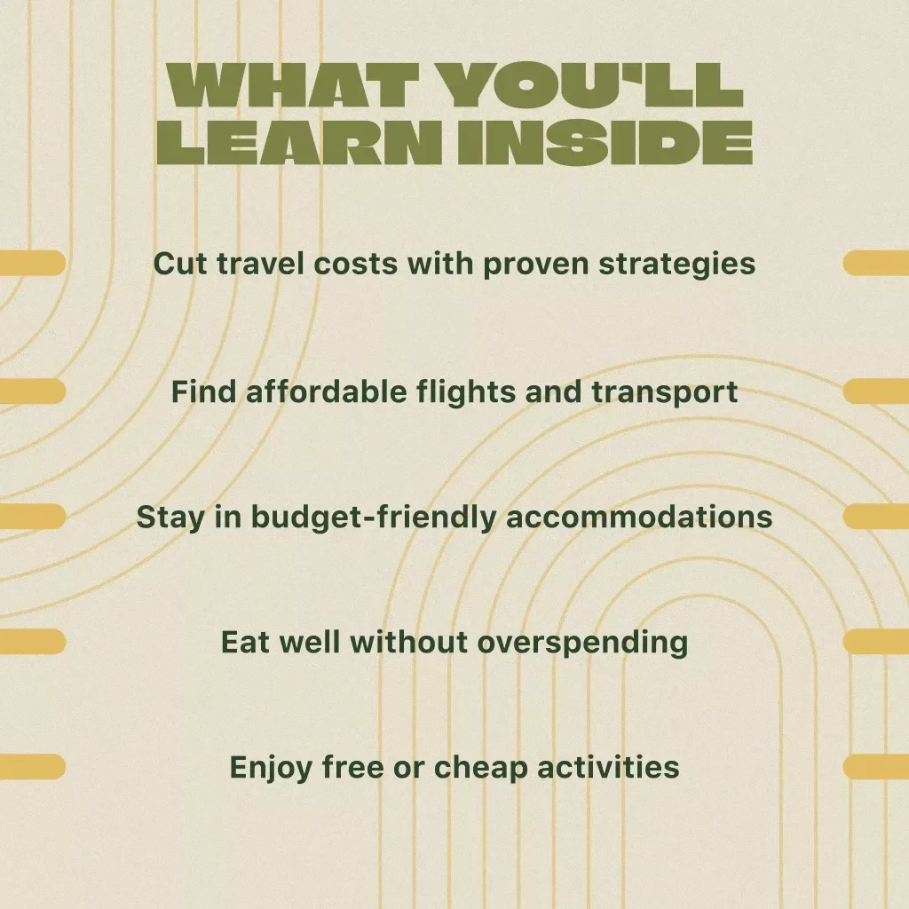 Budget Travel Tips & Tricks Guide | Digital Download eBook for Affordable Vacations, Cheap Flights, Budget Accommodation & Money-Saving Travel Hacks | Budget Travel Guide Checklist for Smart Travelers