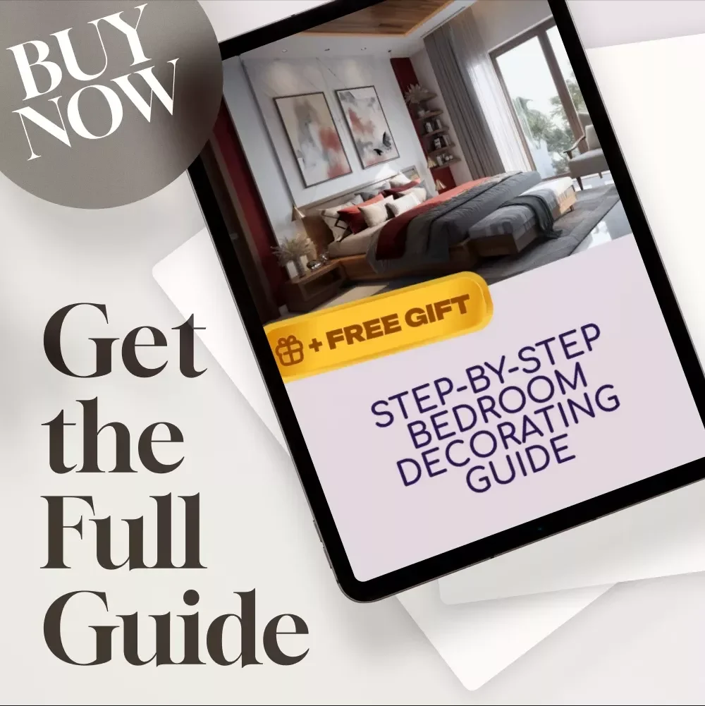 Step-by-Step Bedroom Decorating Guide | Digital Download | Bedroom Makeover Ideas | Home Decor eBook | Interior Design Tips & Checklist