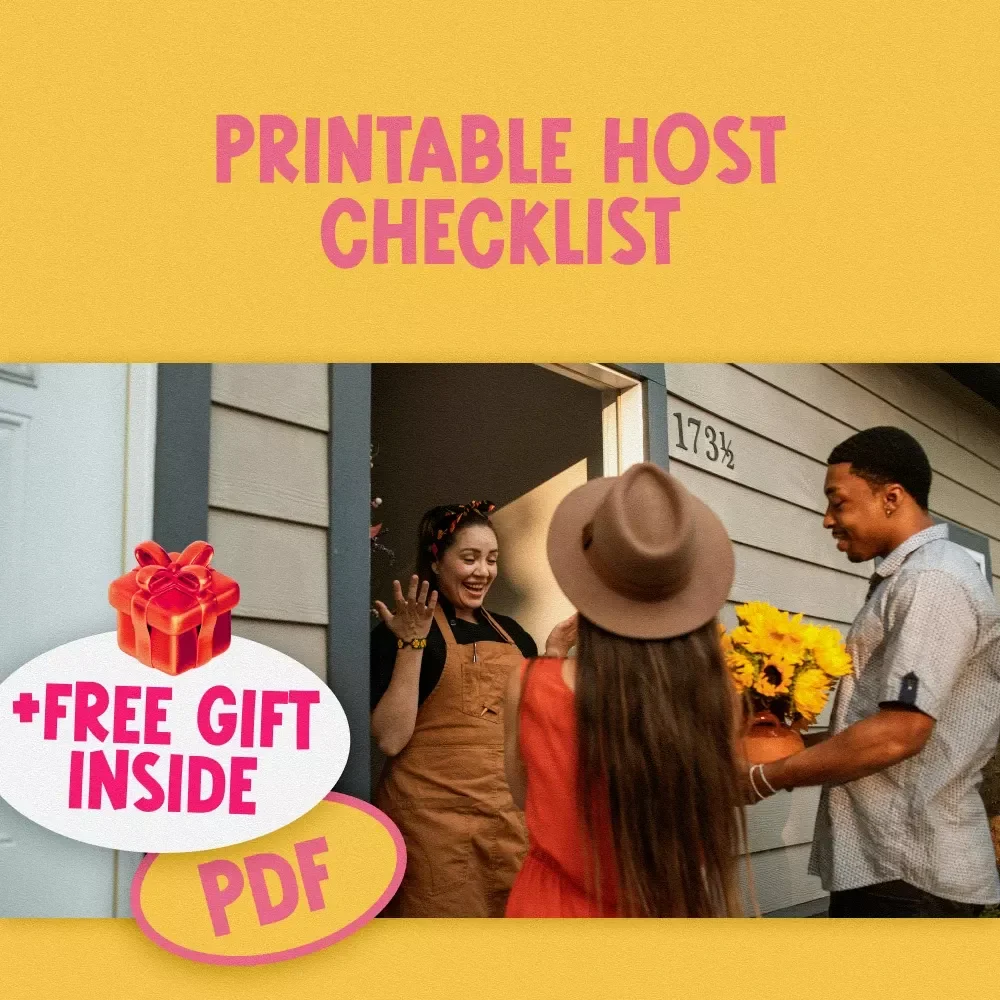 Printable Host Checklist | Ultimate Party Planning Guide | Instant Digital Download for Entertaining, Party Prep & Event Hosting
