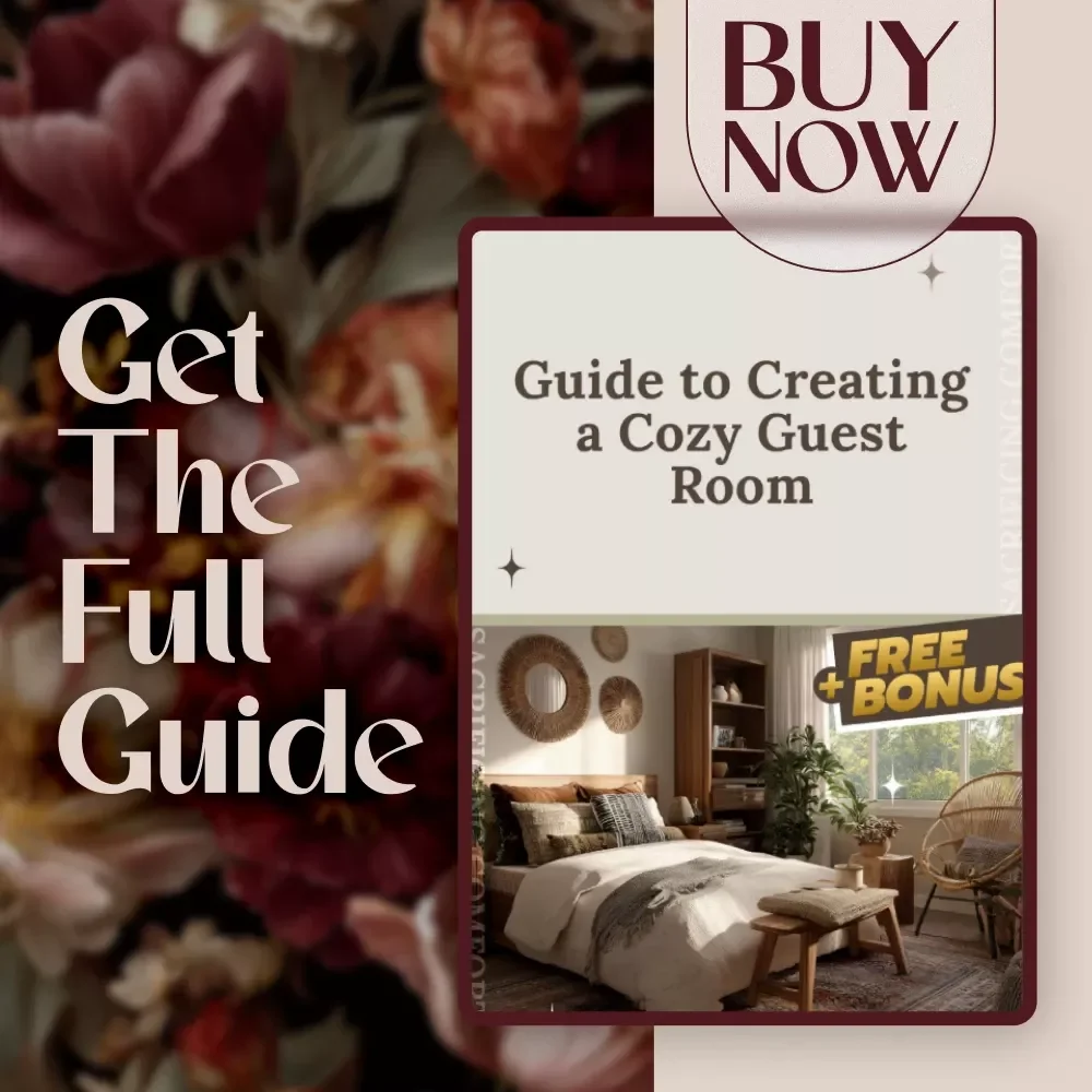 Guide to Creating a Cozy Guest Room | Digital Download eBook for Guest Bedroom Decorating, Interior Design & Hosting Tips
