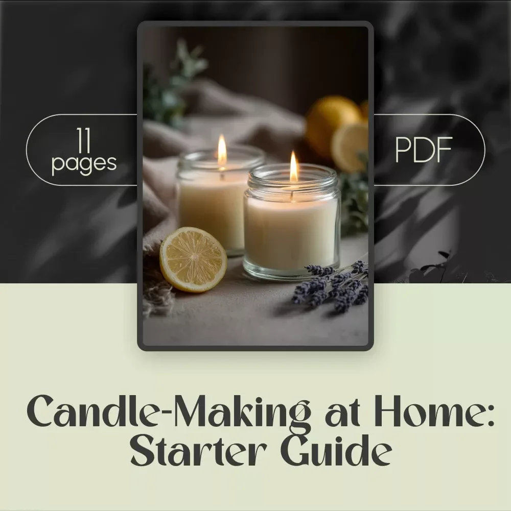 Candle-Making at Home: Starter Guide | DIY Candle Making for Beginners | Digital Download eBook & Checklist