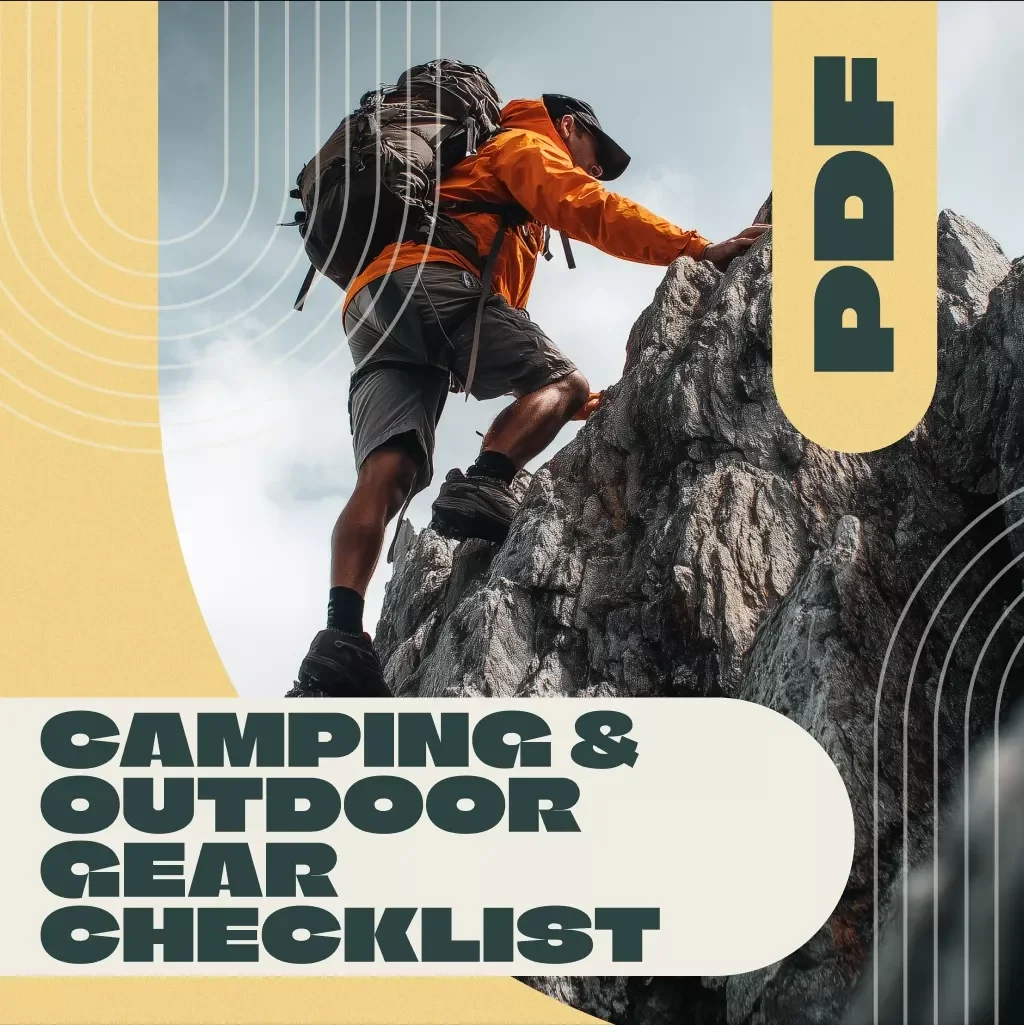 Camping & Outdoor Gear Checklist | Printable Packing List for Hiking, Backpacking, and Outdoor Adventures | Digital Download