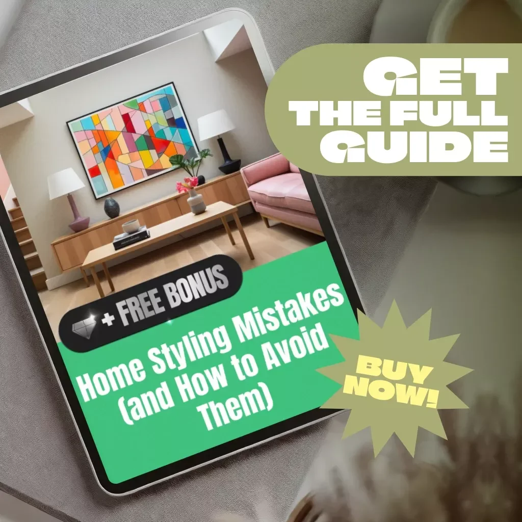 Home Styling Mistakes (and How to Avoid Them) | Interior Design Guide, Home Decor Tips, Digital Download for Stylish Functional Living