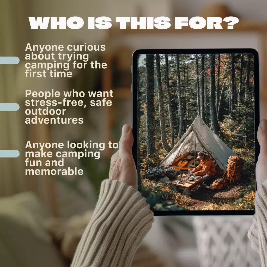 Beginner’s Camping Handbook | Digital Download Guide for First-Time Campers, eBook, Outdoor Checklist, Essential Camping Tips