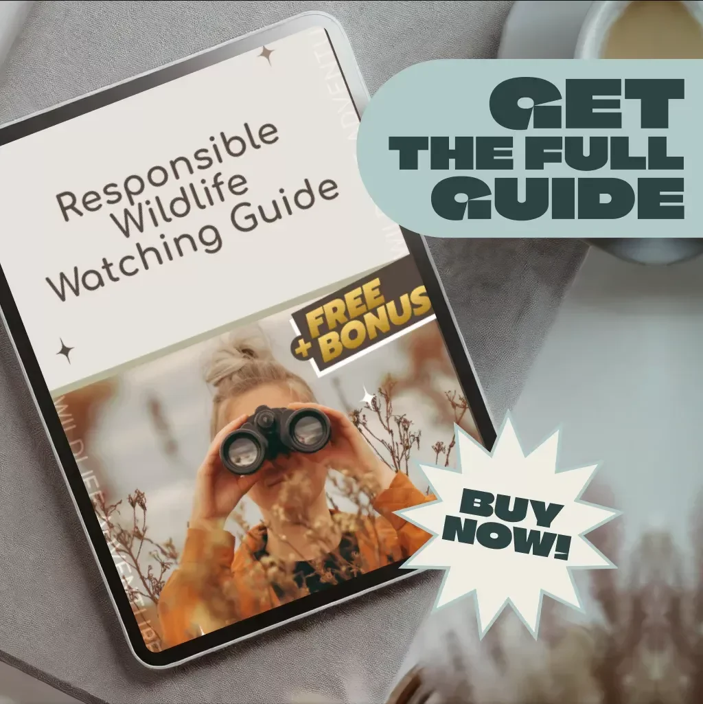 Responsible Wildlife Watching Guide | Ethical Travel eBook for Animal Lovers, Conservationists & Eco-Friendly Adventurers | Digital Download