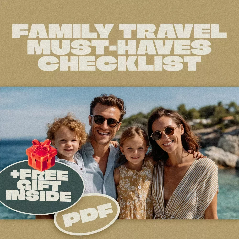 Family Travel Must-Haves Checklist | Ultimate Digital Checklist for Stress-Free Trips with Kids