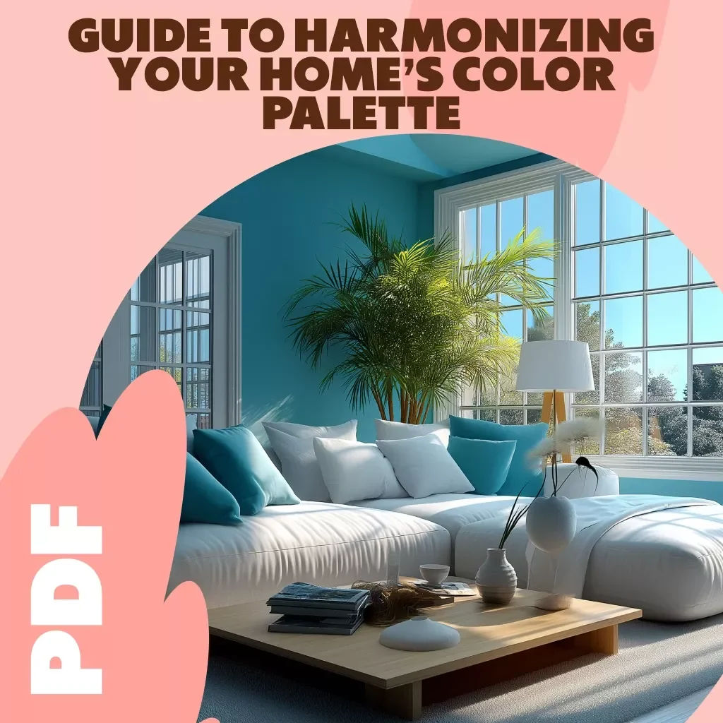 Guide to Harmonizing Your Home’s Color Palette | Interior Design Color Theory eBook & Digital Download for Home Decor Inspiration