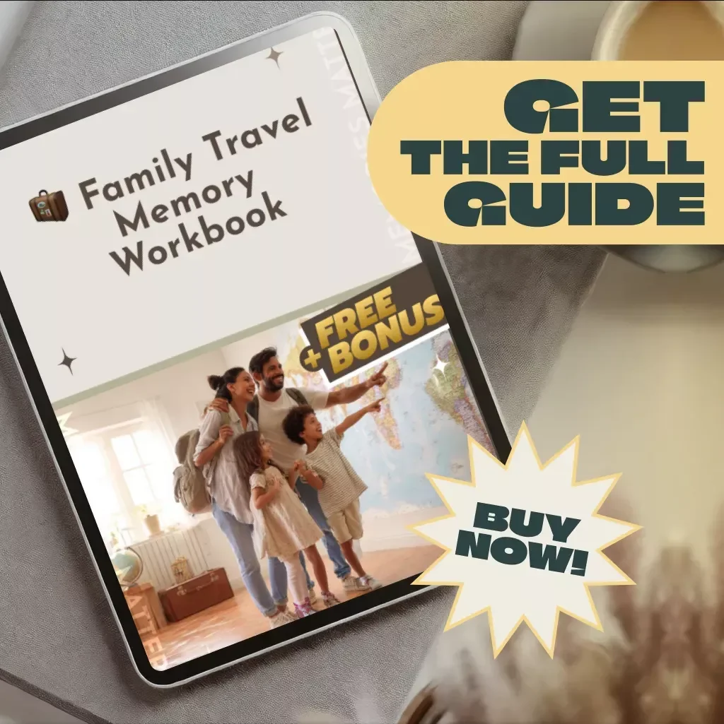 Family Travel Memory Workbook | Digital Download Guide for Parents & Kids | Vacation Keepsake Journal, Travel eBook & Memory-Keeping Checklist