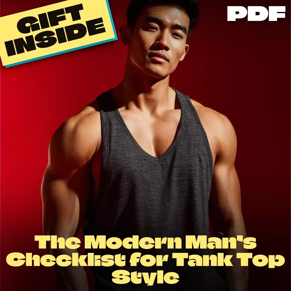 The Modern Man’s Checklist for Tank Top Style | Digital Download Men’s Fashion Guide on How to Style a Tank Top Men