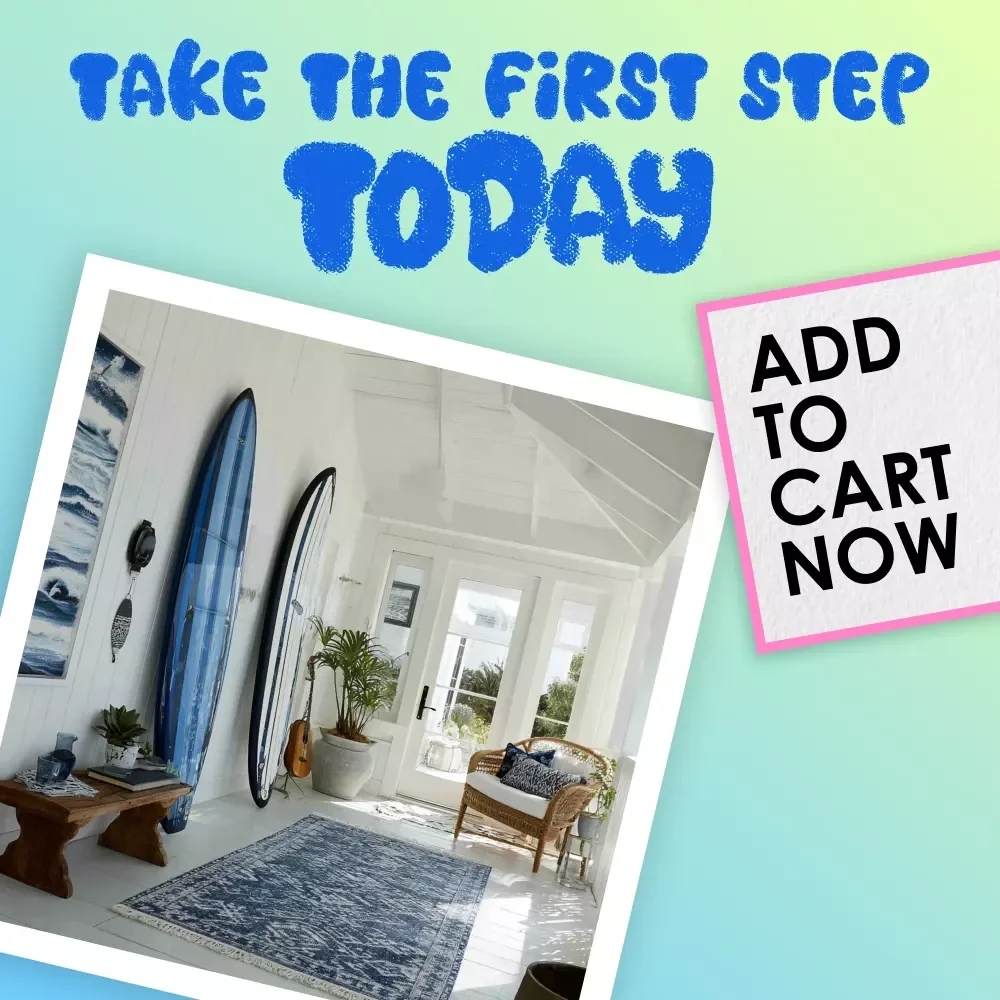 Coastal Calm: Bringing Beach Vibes Home | Digital Checklist for Coastal Decor, Beachy Interior Design, and Seaside-Inspired Home Styling