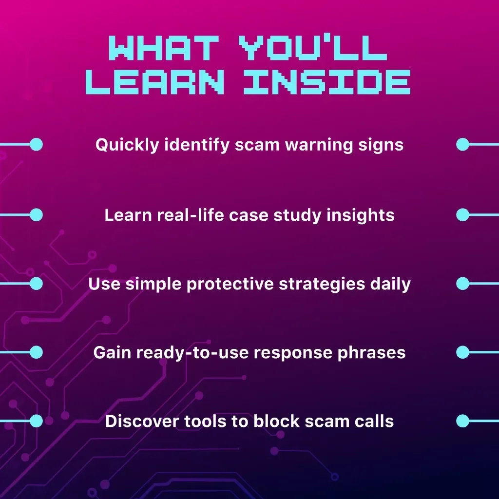 Identifying Scam Calls and Fake Tech Support | Digital Guide | How to Spot, Avoid, and Report Scams | Online Safety eBook | Instant Download KEYWORDS