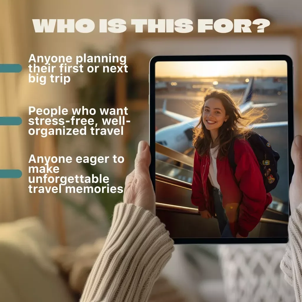 Ultimate Trip Planning Workbook | Digital Download Travel Guide, eBook & Checklist for Stress-Free Vacation Planning