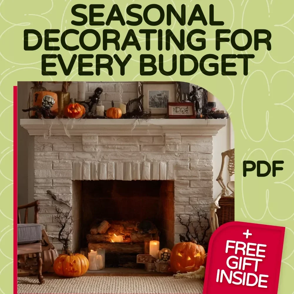 Seasonal Decorating for Every Budget | Budget-Friendly Home Decor Guide | DIY Seasonal Style Ideas for Spring, Summer, Fall & Winter | Digital Download eBook