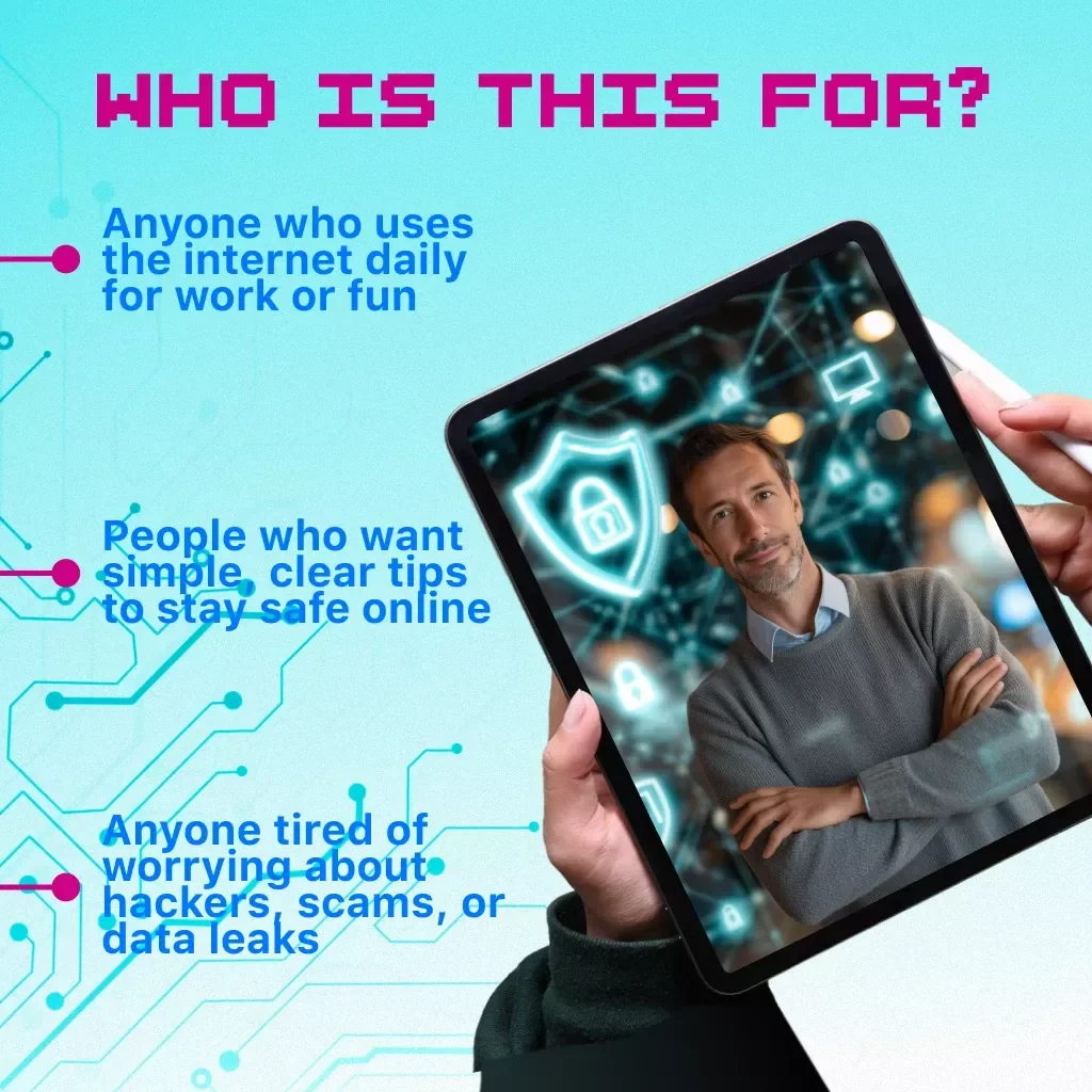 Staying Safe Online: Digital Security for Everyday Users | Cybersecurity Guide, eBook & Checklist for Beginners, Everyday Protection, Internet Safety KEYWORDS