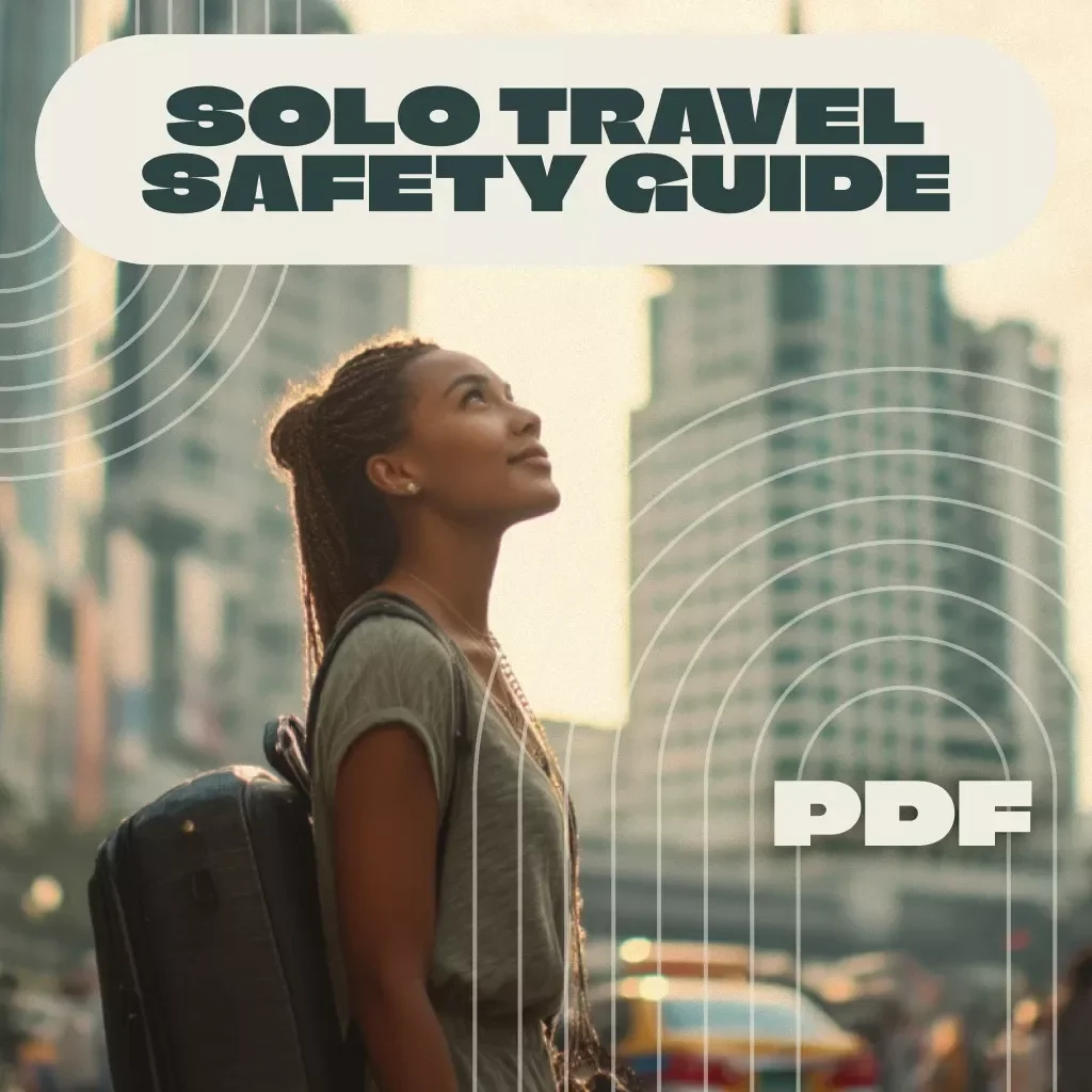 Solo Travel Safety Guide | Digital Download eBook for Safe Solo Adventures, Travel Safety Tips, Emergency Preparedness & Confidence Abroad