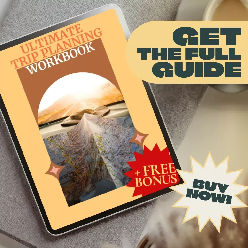 Ultimate Trip Planning Workbook | Digital Download Travel Guide, eBook & Checklist for Stress-Free Vacation Planning
