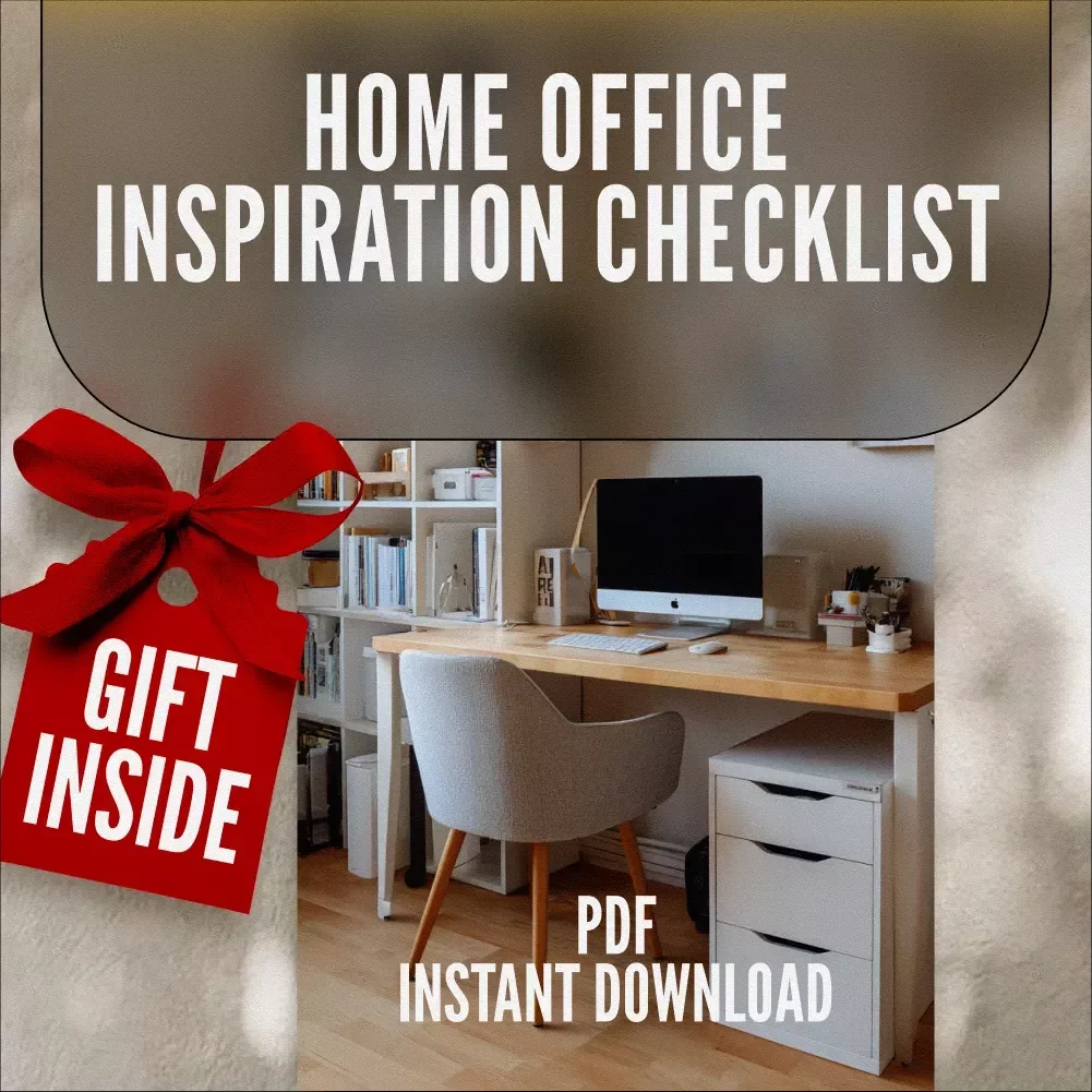 Home Office Inspiration Checklist – Digital Guide to Design, Productivity & Creative Work Setup