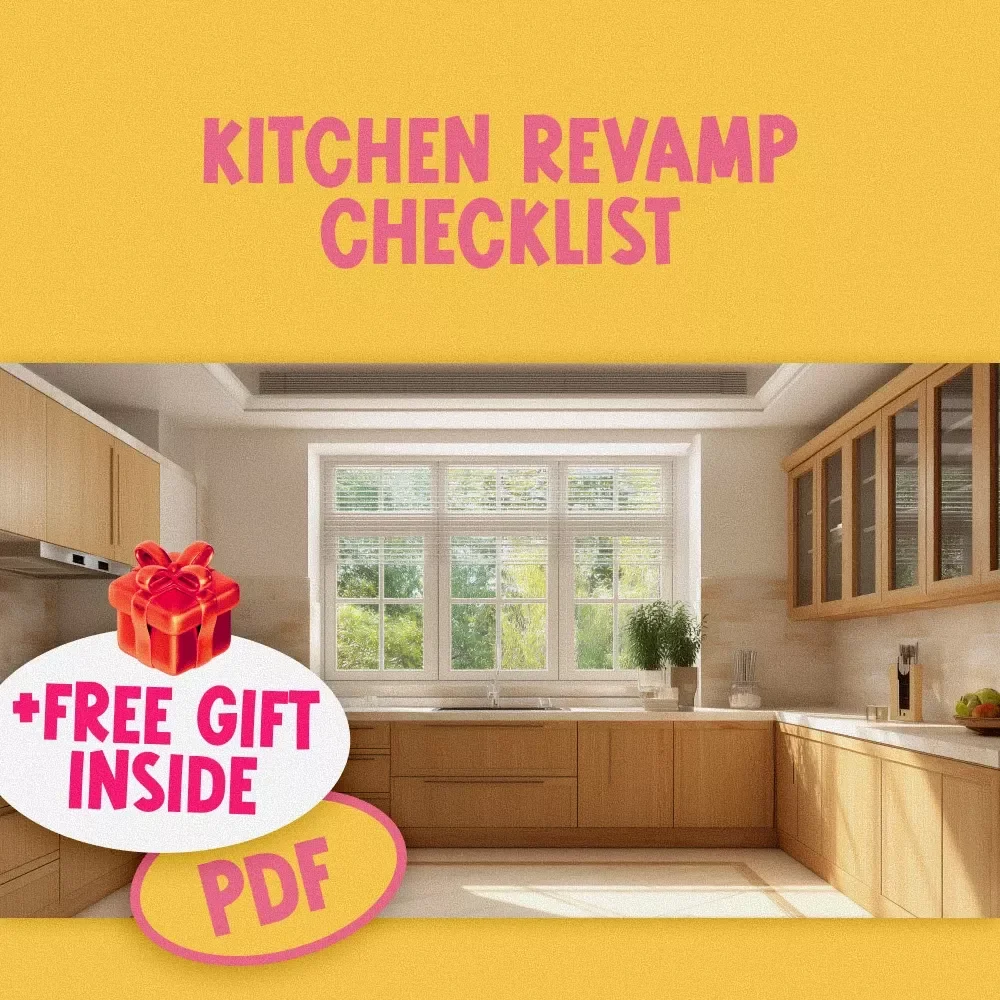Kitchen Revamp Checklist | Printable Digital Download for Decluttering, Deep Cleaning & Organizing Your Kitchen