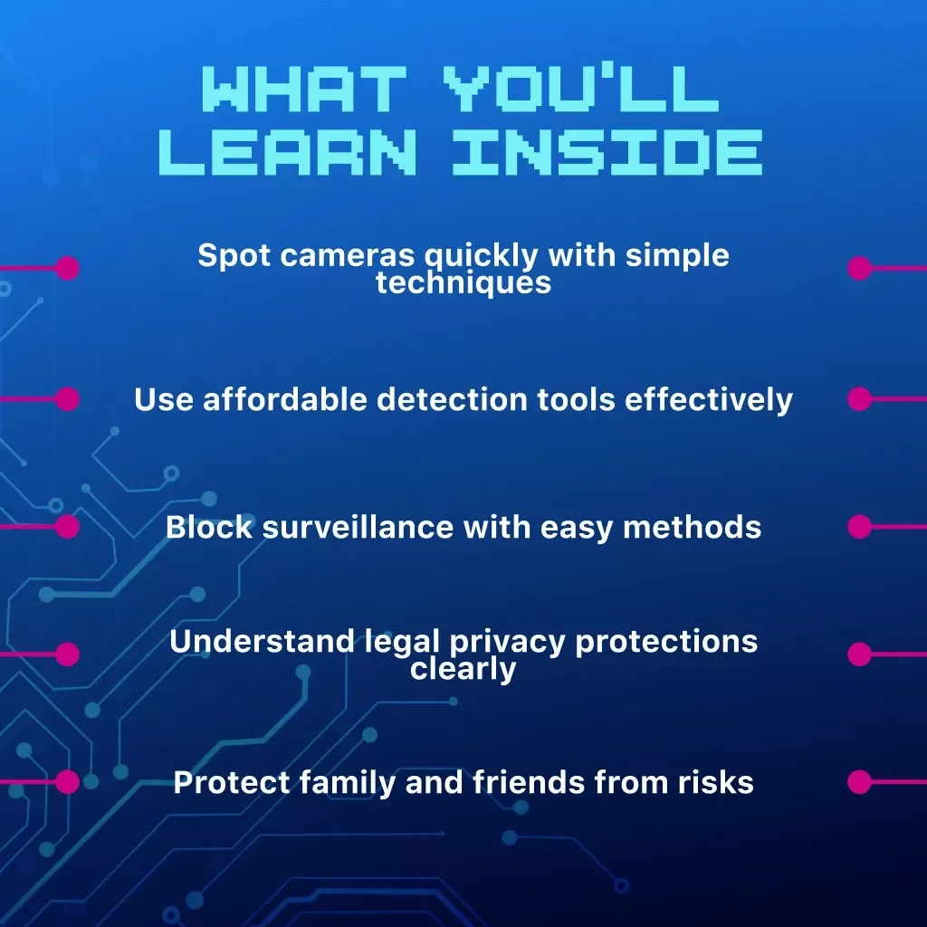 How to Detect and Block Hidden Cameras | Privacy Protection Guide, eBook, Digital Download for Security, Anti-Surveillance & Travel Safety