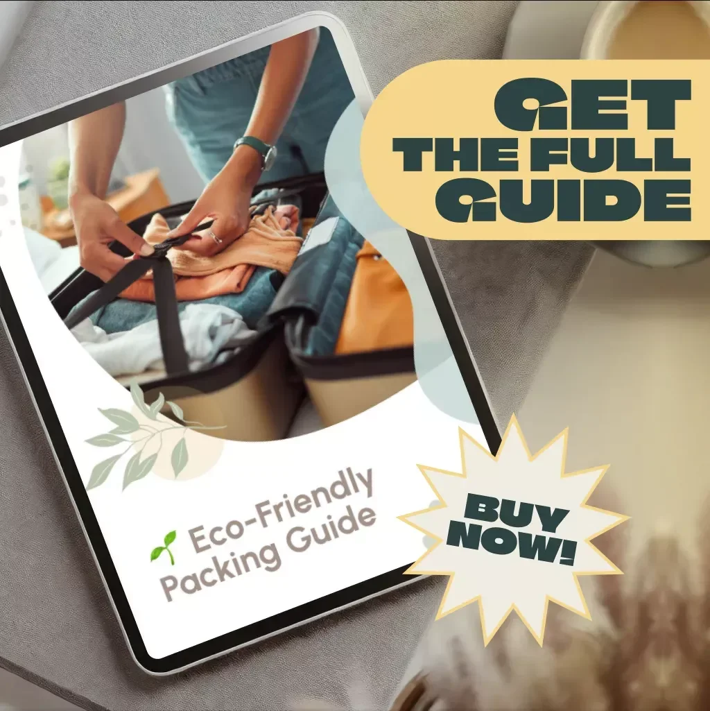 Eco-Friendly Packing Guide | Sustainable Travel eBook | Digital Download for Conscious Travelers | Minimalist Packing Checklist & Green Travel Tips