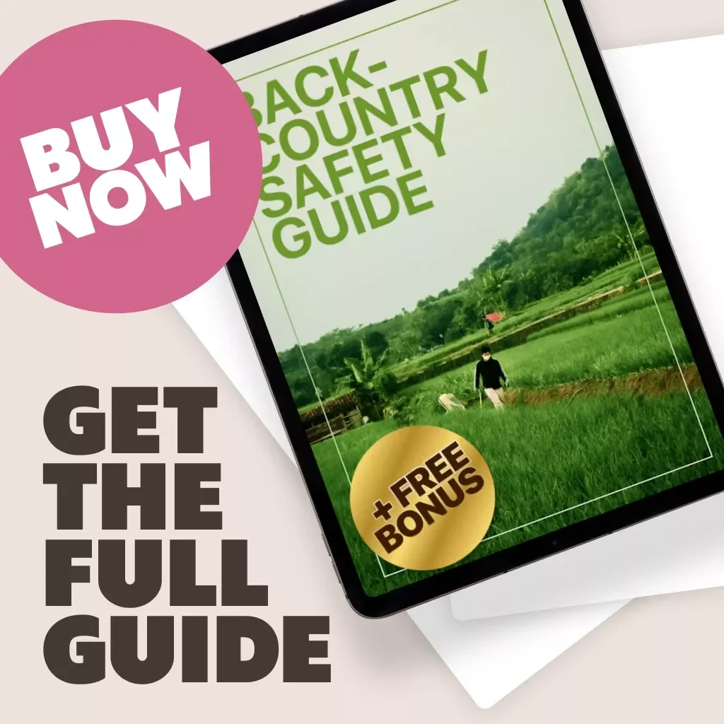 Backcountry Safety Guide | Digital Wilderness Survival & Navigation eBook | Hiking, Camping, Emergency Preparedness Checklist & Outdoor Adventure Planning