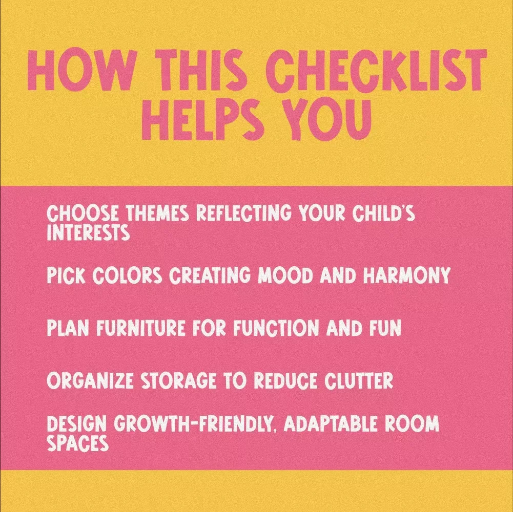 Kids’ Room Theme Planner | Ultimate Checklist for Designing Fun & Functional Spaces