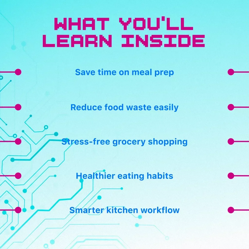 Digital Meal Planning with Kitchen Gadgets | Smart Kitchen Guide, eBook, Meal Planning Checklist for Modern Cooking
