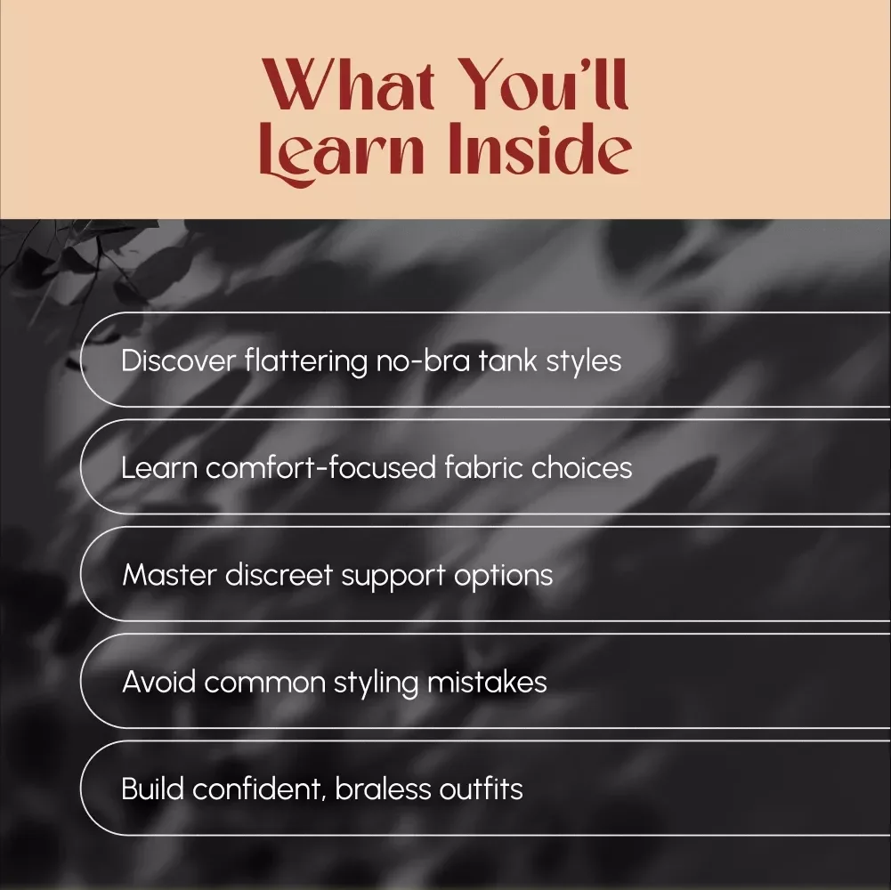 Feel Free and Look Great in a Tank Top Without a Bra – Complete Guide on How to Wear a Tank Top Without a Bra, Styling Tips, Confidence Boost & Wardrobe Inspiration