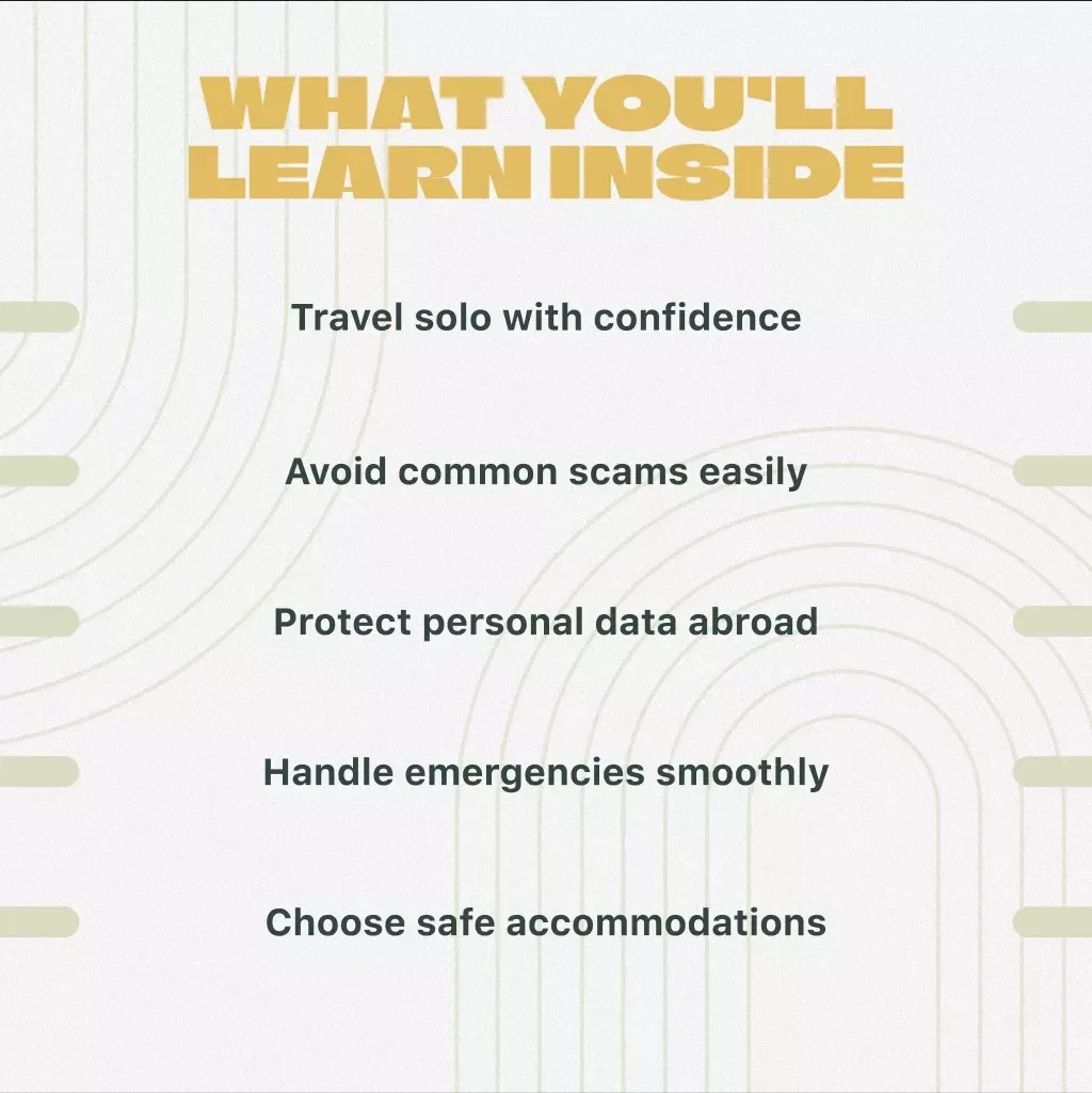 Travel Safety Guide for Solo Adventurers – Digital Download eBook & Printable Safety Checklist for Independent Travelers, Secure Travel Planning Tips