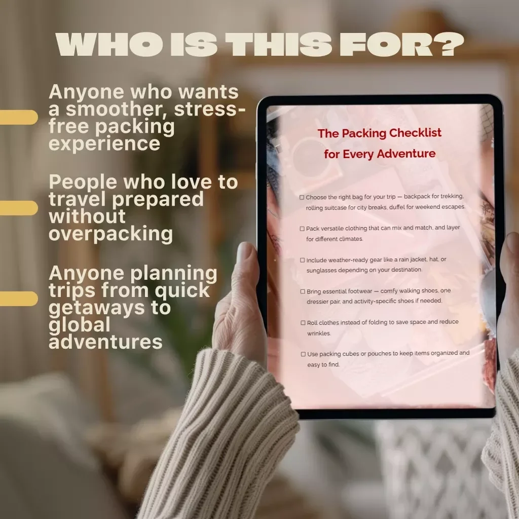 Packing Checklist for Every Adventure – Printable Travel Checklist Bundle | Digital Download eBook, Guide & KEYWORDS for Organized Trips