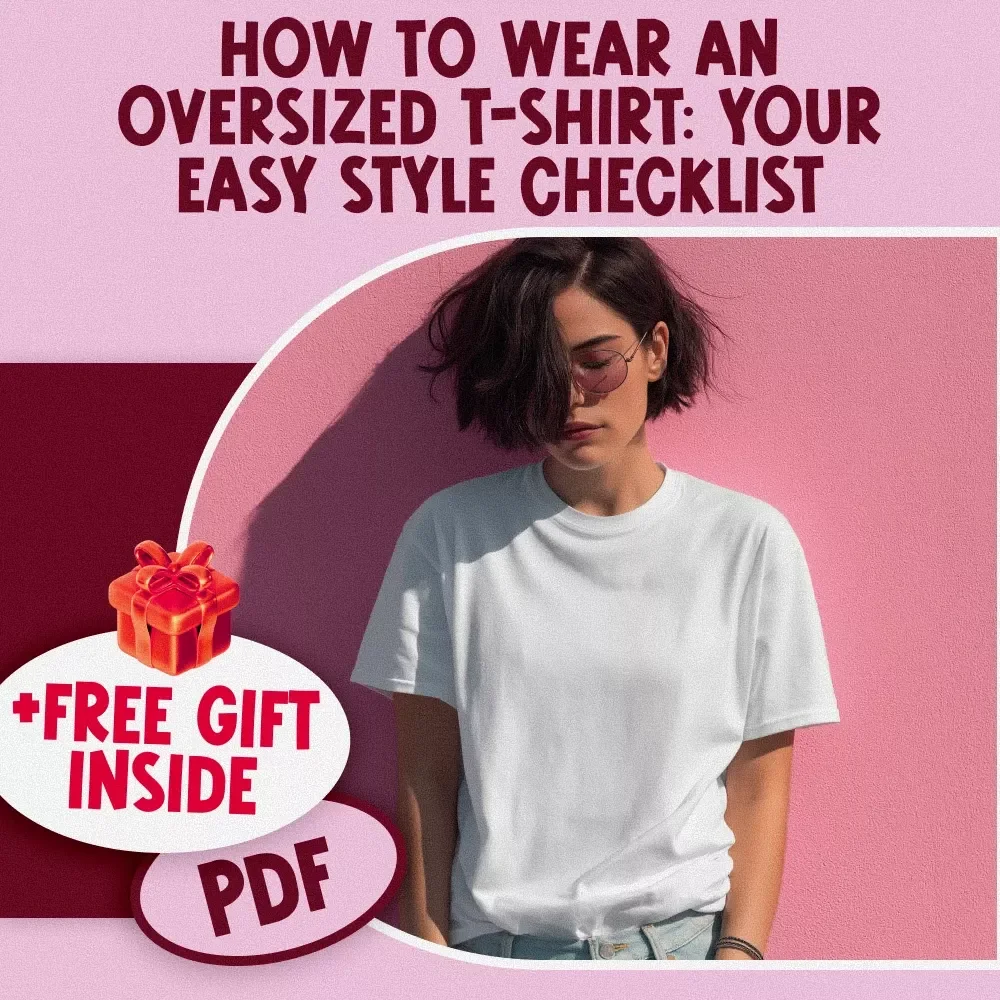 How to Wear an Oversized T-Shirt: Your Easy Style Checklist | Digital Download Fashion Guide & Outfit Styling Tips