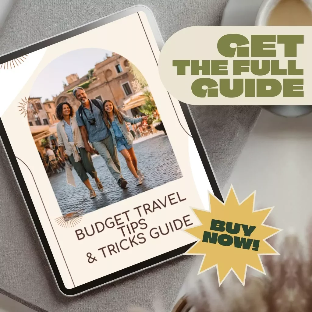 Budget Travel Tips & Tricks Guide | Digital Download eBook for Affordable Vacations, Cheap Flights, Budget Accommodation & Money-Saving Travel Hacks | Budget Travel Guide Checklist for Smart Travelers