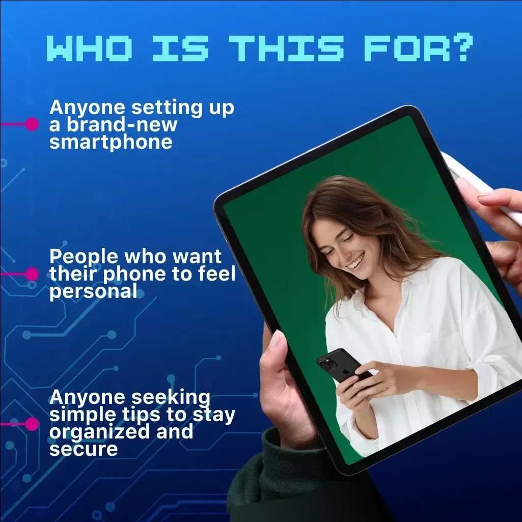 New Smartphone Personalization Checklist | Digital Download | Phone Setup Guide, eBook & Printable