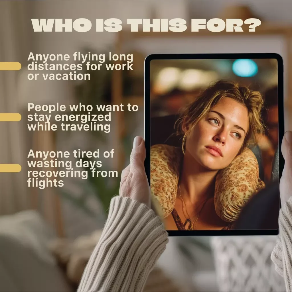 Jet Lag Prevention & Recovery Guide | Digital Download Travel Wellness eBook for Frequent Flyers, Long-Haul Flights, and International Travelers
