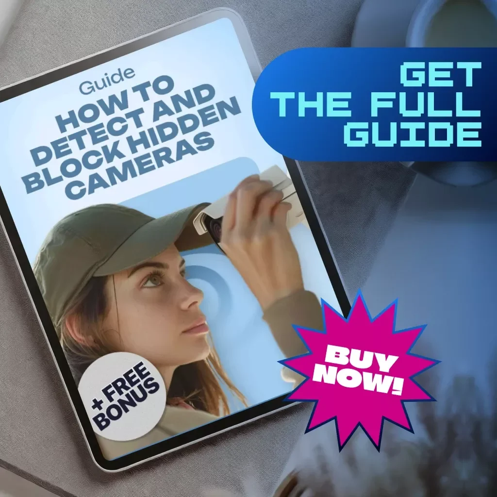 How to Detect and Block Hidden Cameras | Privacy Protection Guide, eBook, Digital Download for Security, Anti-Surveillance & Travel Safety