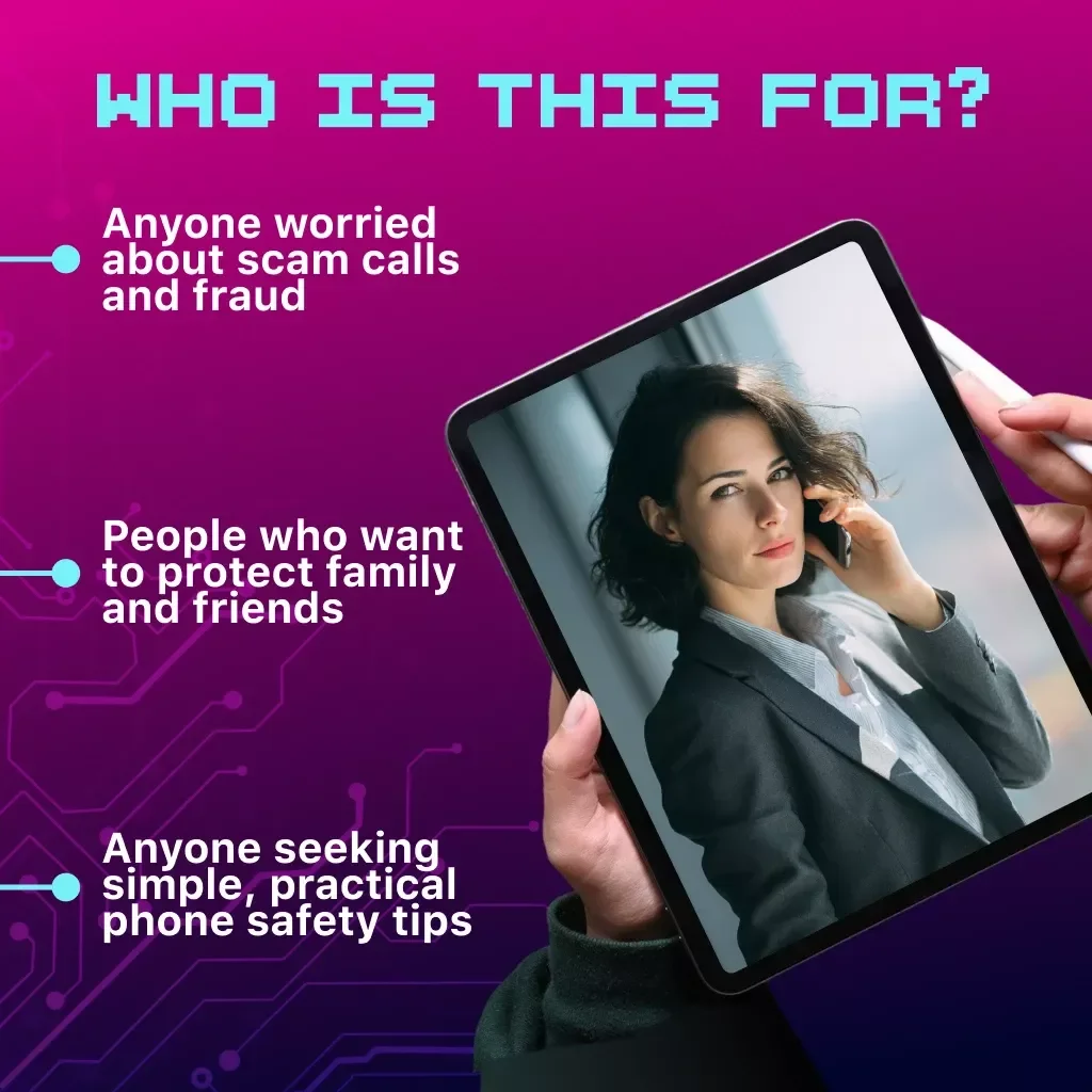 Identifying Scam Calls and Fake Tech Support | Digital Guide | How to Spot, Avoid, and Report Scams | Online Safety eBook | Instant Download KEYWORDS