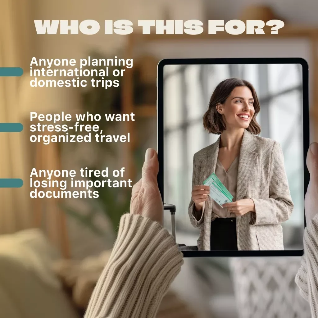 How to Organize Your Travel Documents | Digital Guide for Travelers | eBook, Printable, Checklist for Stress-Free Trips