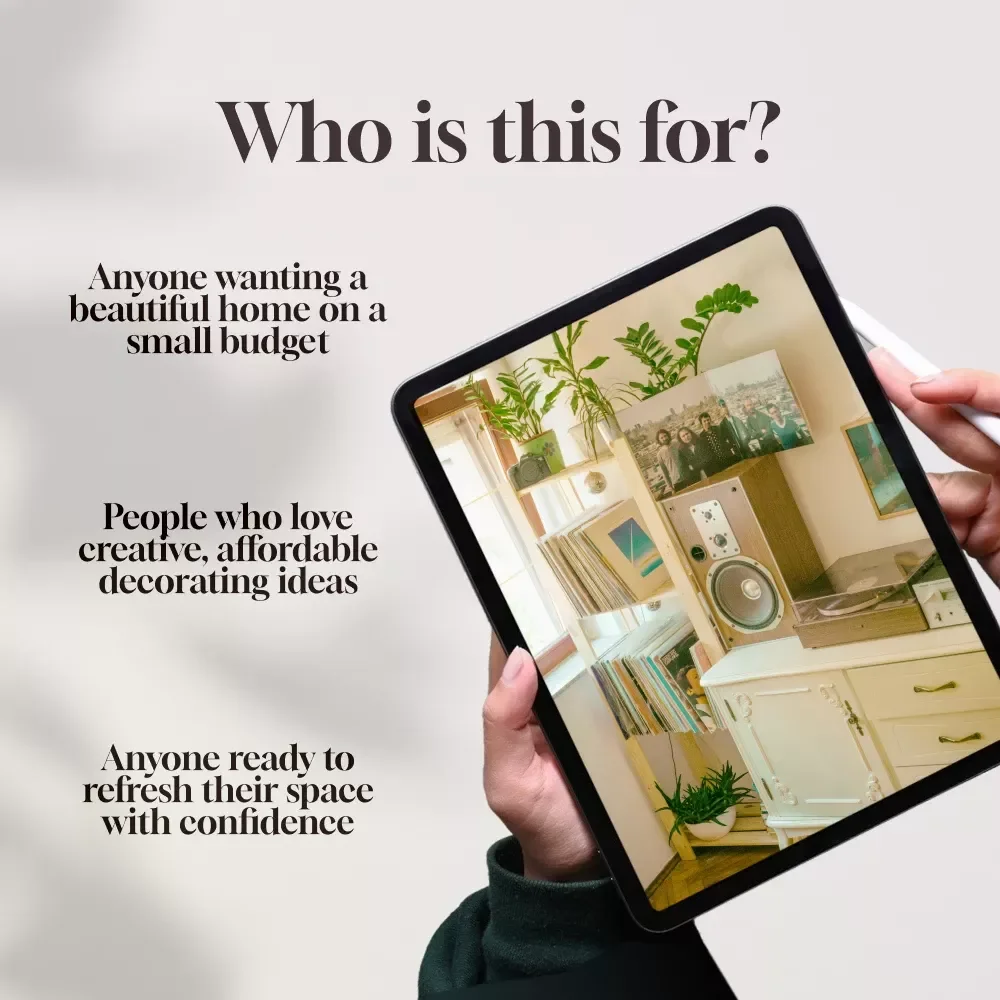 Home Decor for Small Budgets | Budget-Friendly Decorating Guide, DIY Home Makeover Tips, Affordable Room Transformation eBook, Small Space Design Ideas