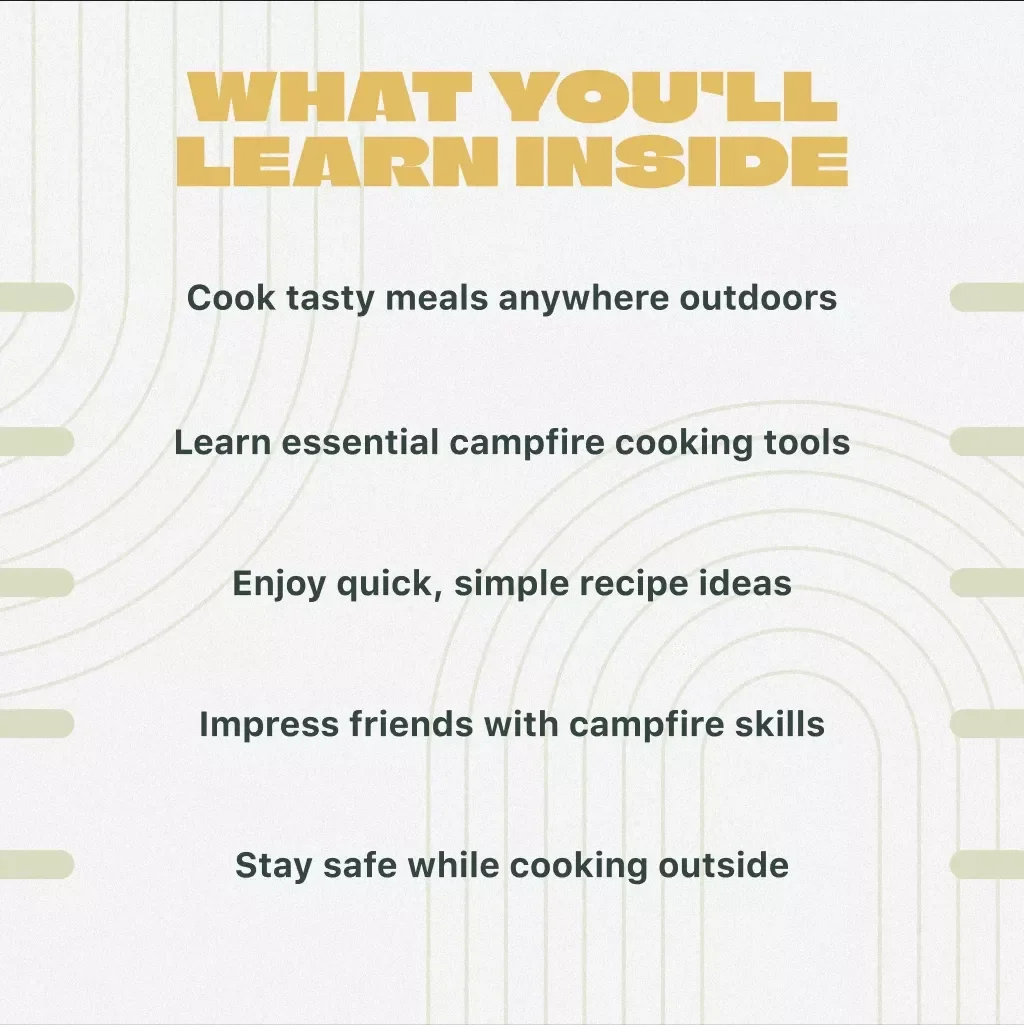 Campfire Cooking Recipe Book | Printable Digital Guide for Outdoor Cooking, Camping Meals, & Easy Campfire Recipes