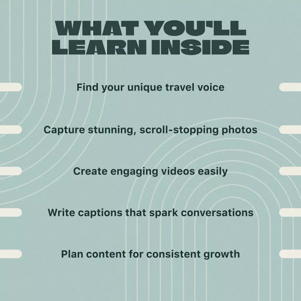 Social Media Travel Content Toolkit | Digital Download Guide for Travel Influencers, Bloggers & Creators | eBook, Checklist & KEYWORDS