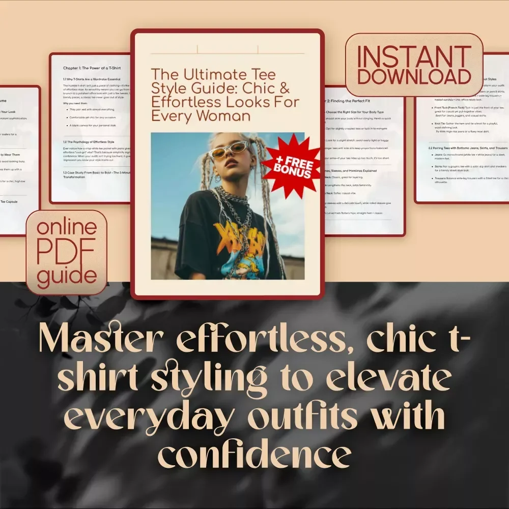 The Ultimate Tee Style Guide: Chic & Effortless Looks for Every Woman – Expert Tips for Tshirt Styling for Women