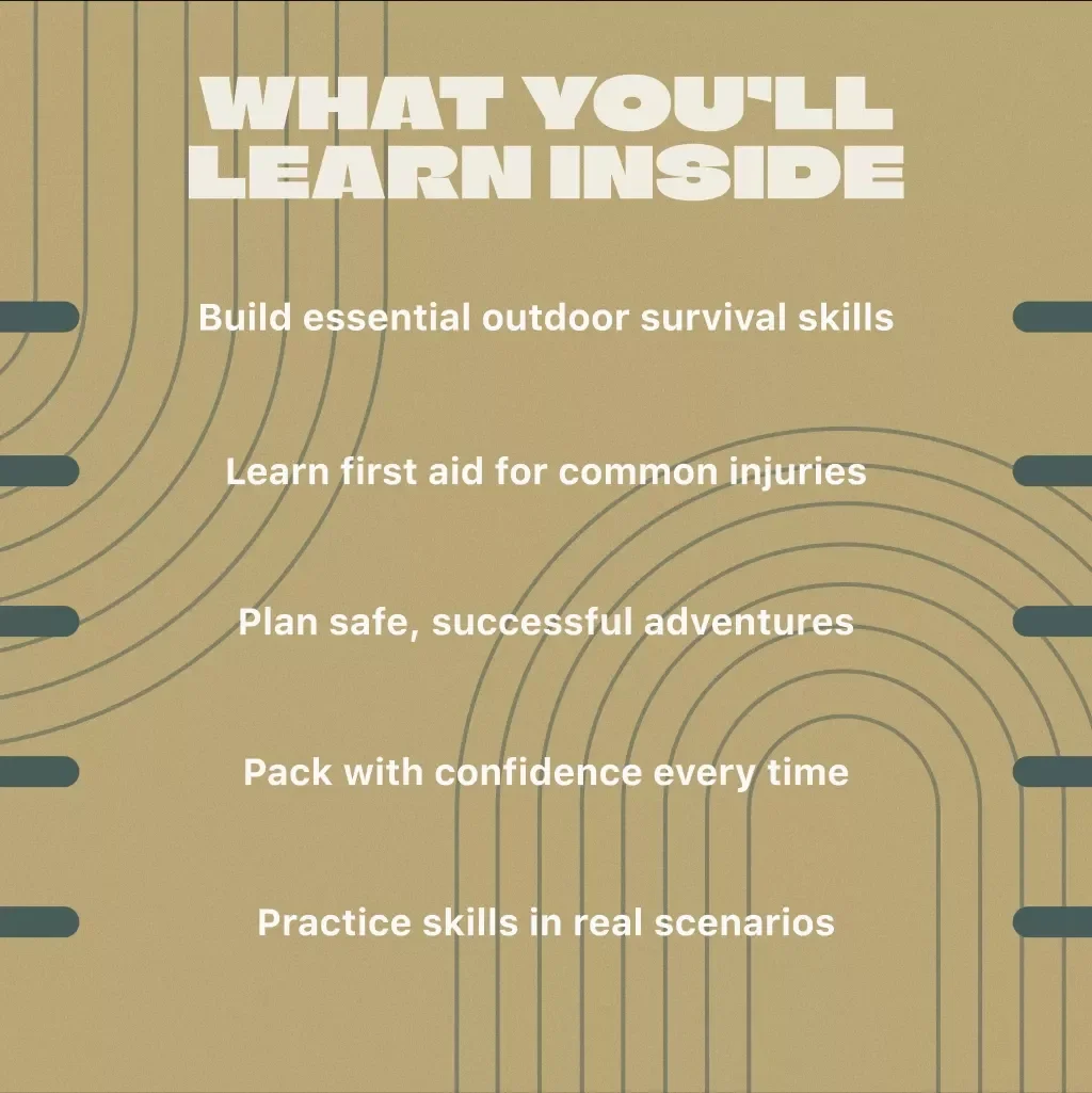 Outdoor Adventure Skills Workbook | Digital Survival Guide for Hiking, Camping, Bushcraft & Wilderness Skills