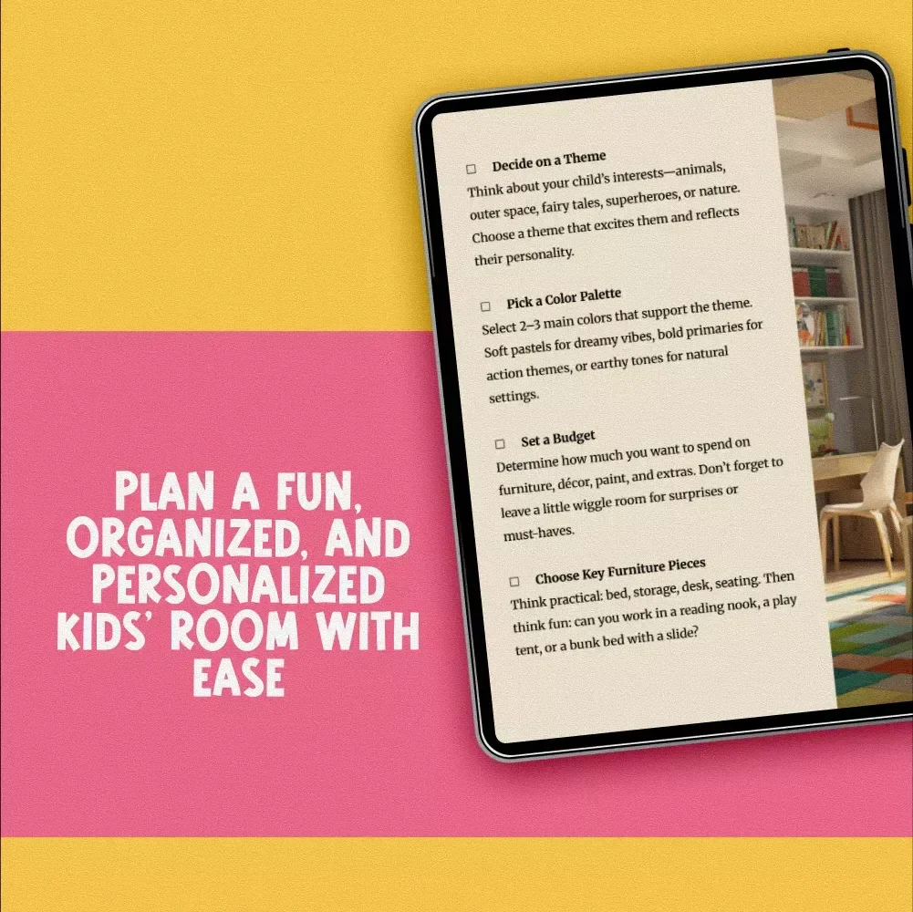 Kids’ Room Theme Planner | Ultimate Checklist for Designing Fun & Functional Spaces