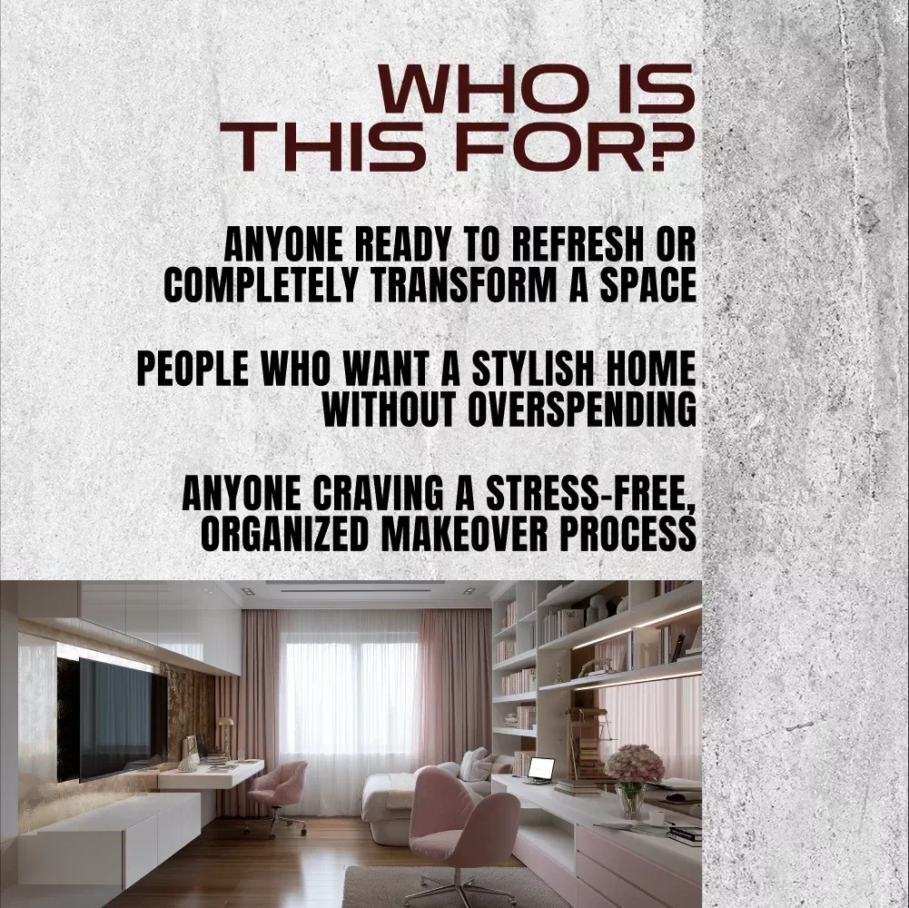 The Ultimate Room Makeover Planner | Digital Checklist for Home Decor, Interior Design, and DIY Room Transformation