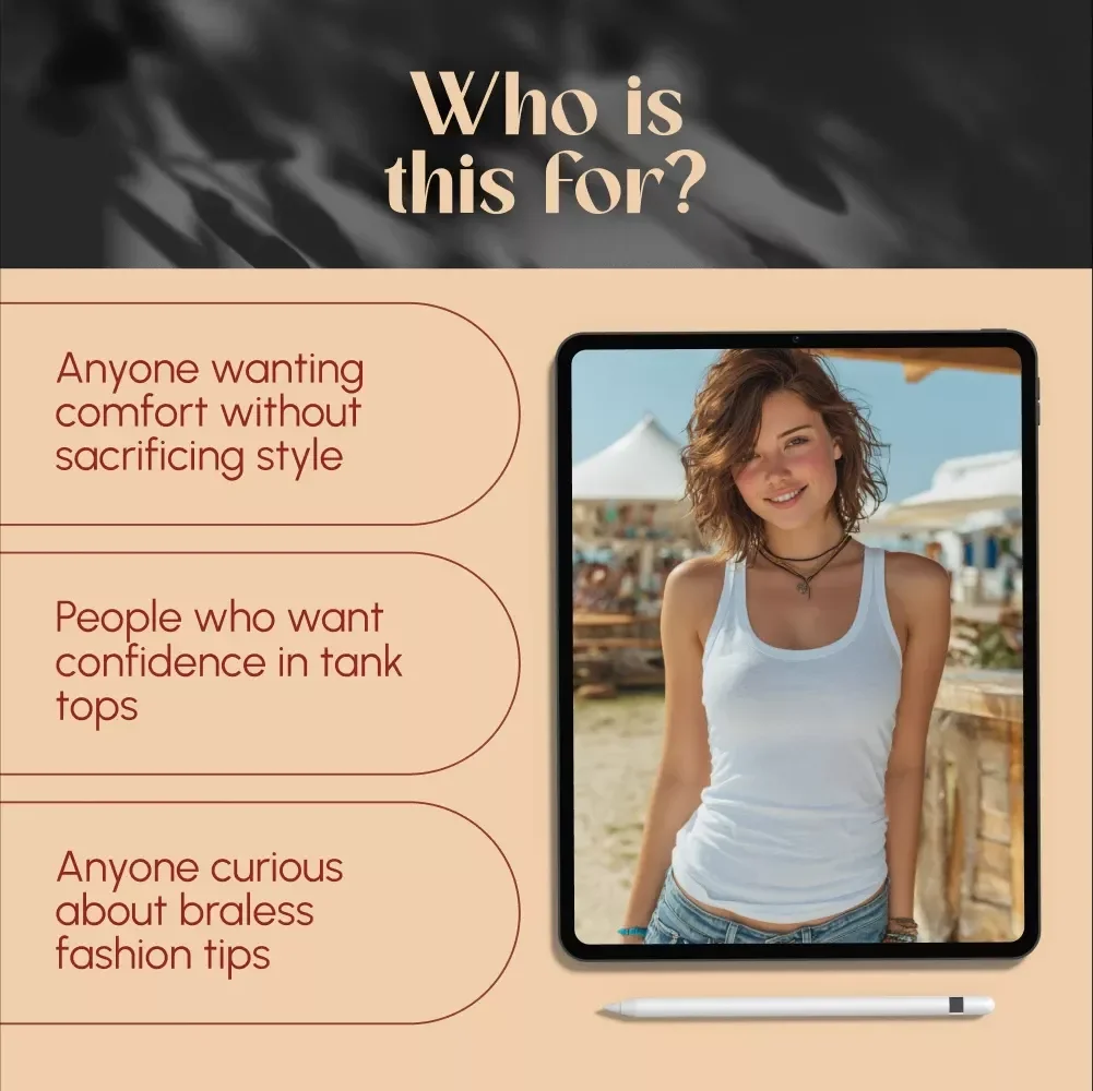 Feel Free and Look Great in a Tank Top Without a Bra – Complete Guide on How to Wear a Tank Top Without a Bra, Styling Tips, Confidence Boost & Wardrobe Inspiration