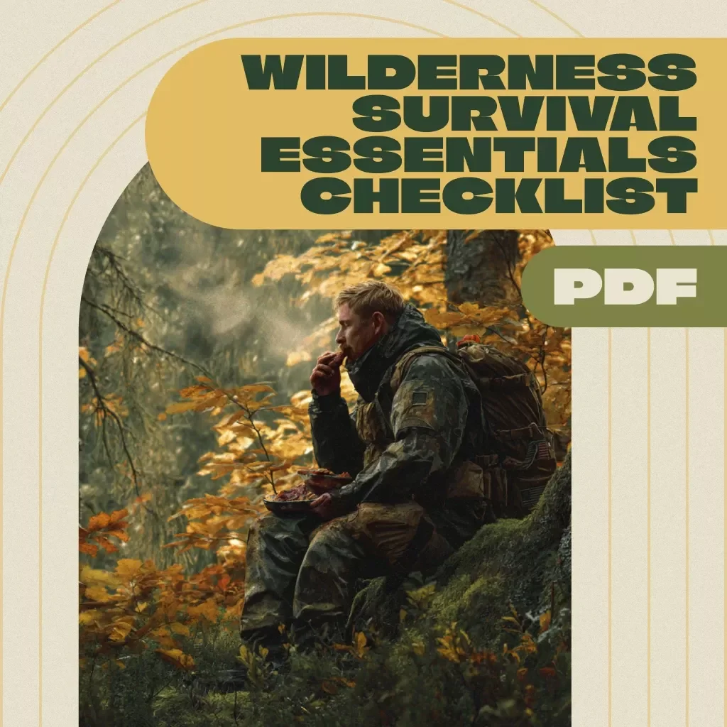 Wilderness Survival Essentials Checklist | Digital Download Survival Guide, eBook & Prep List for Outdoor Adventures, Hiking & Emergency Preparedness