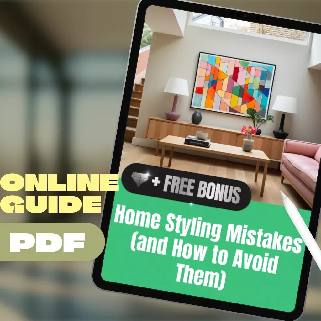 Home Styling Mistakes (and How to Avoid Them) | Interior Design Guide, Home Decor Tips, Digital Download for Stylish Functional Living