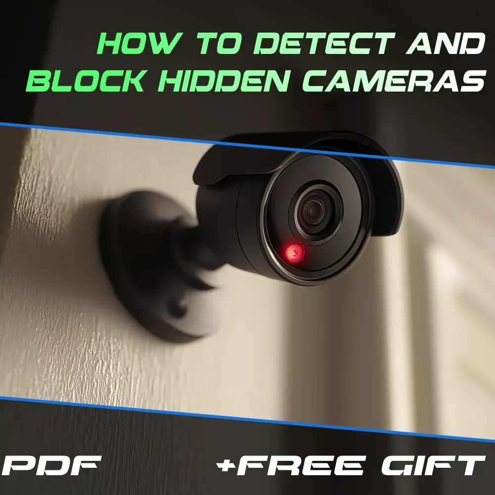 How to Detect and Block Hidden Cameras | Privacy Protection Guide, eBook, Digital Download for Security, Anti-Surveillance & Travel Safety