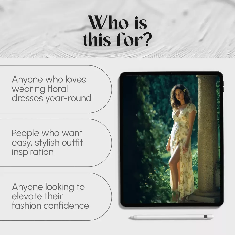 Floral Dress Styling Secrets | Digital Guide on How to Style Floral Dresses for Every Season with Accessories & Footwear Tips
